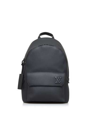Louis Vuitton Takeoff Aerogram Grained Calf Leather Backpack Black