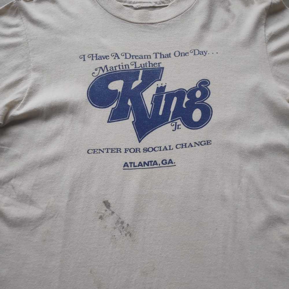 Vintage Vintage 80s Martin Luther King T-Shirt - image 3