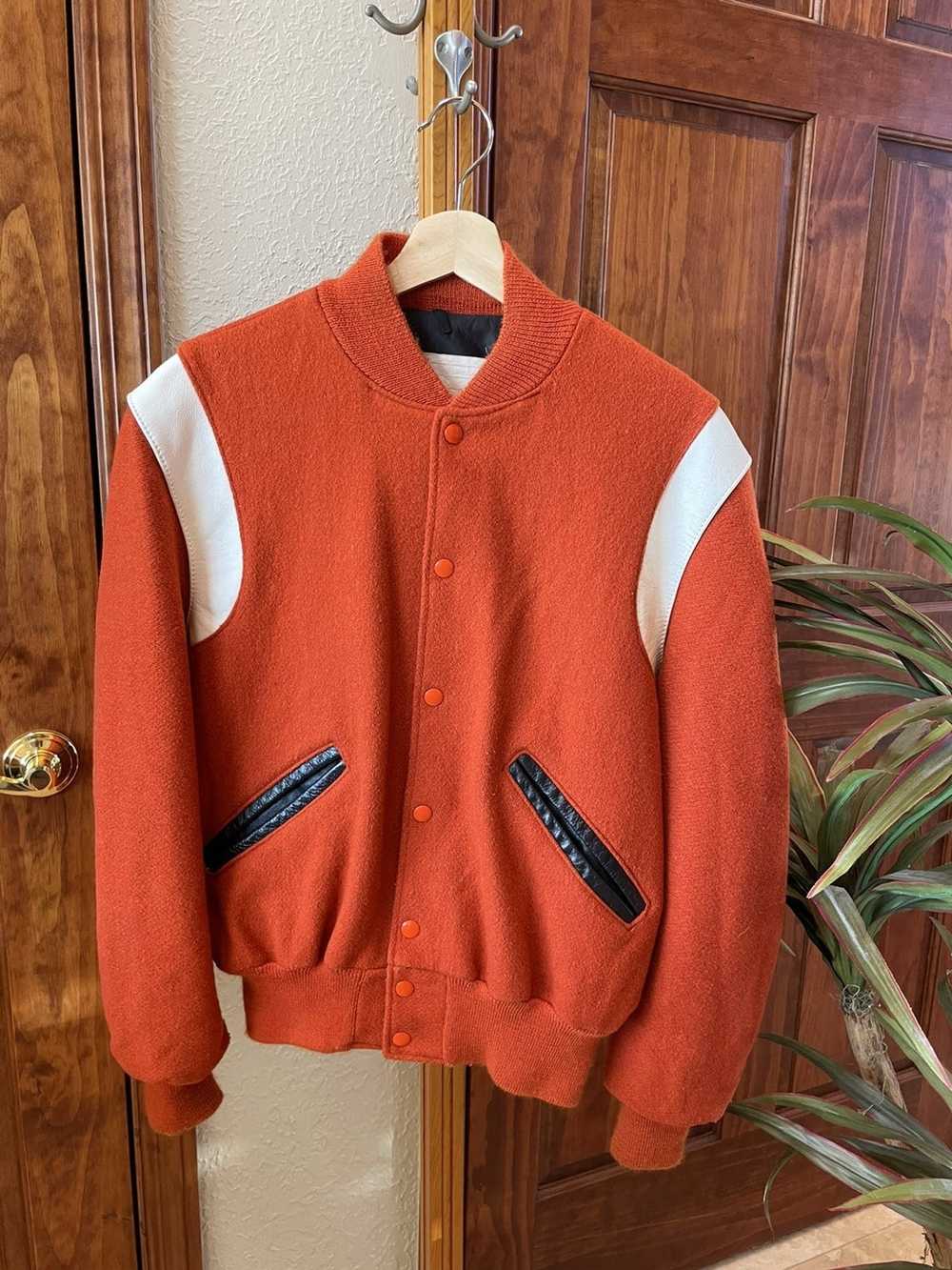 Vintage NFL (DeLong) - Miami Dolphins Leather Wool Varsity Jacket 1980s  X-Large – Vintage Club Clothing