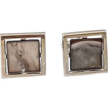 Sarah Coventry Mother Of Pearl Mens Cufflinks