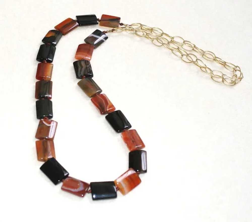 Carnelian Agate Necklace - image 6