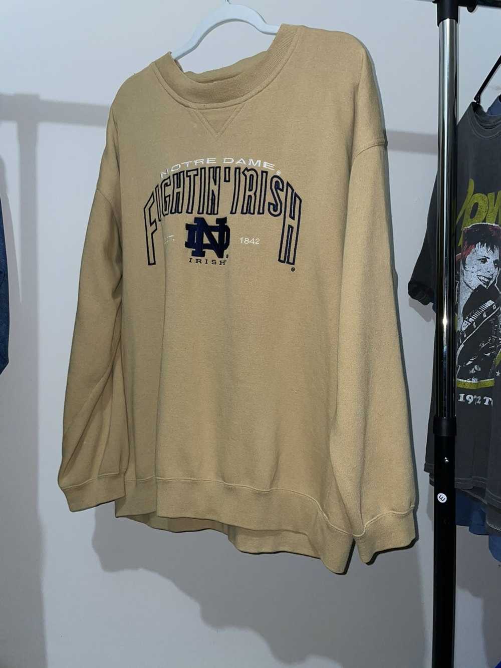 Ncaa × Nutmeg × Vintage VTG Notre Dame Nutmeg Crew - image 4