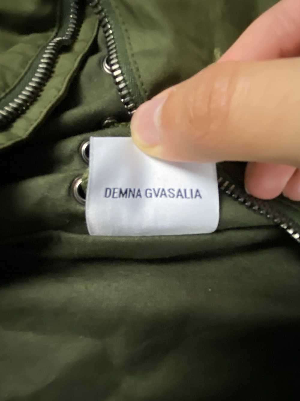 Vetements *RARE AF* SS19 green military waxed gim… - image 10
