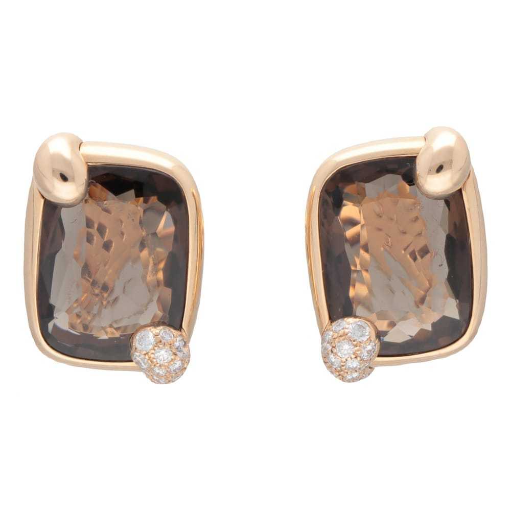 Pomellato Ritratto pink gold earrings - image 1
