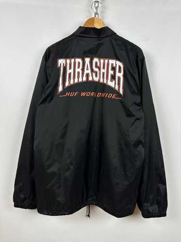 Huf × Thrasher Thrasher X Huf Worldwide Black Coac