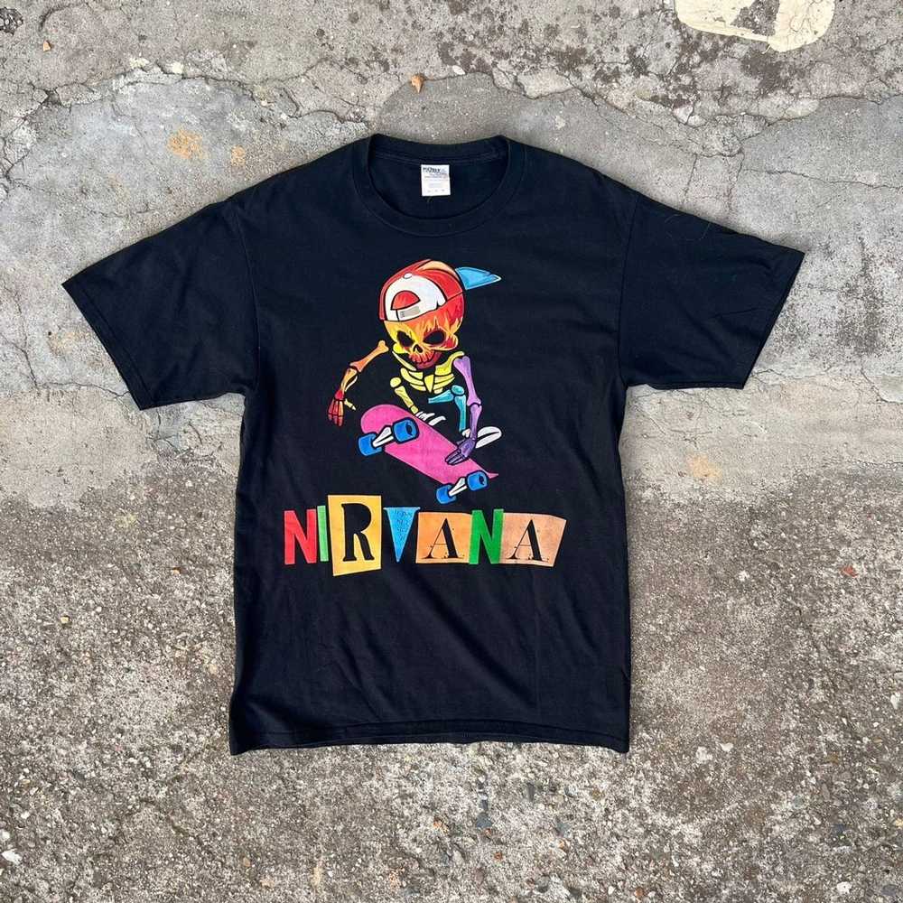 Band Tees × Nirvana × Vintage Nirvana Vintage 90s… - image 1