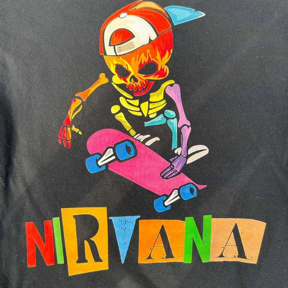 Band Tees × Nirvana × Vintage Nirvana Vintage 90s… - image 3