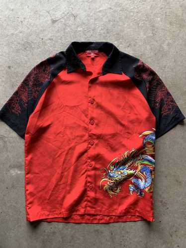 Jnco × Vintage 90s JNCO Dragon Button Up