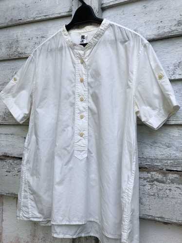 Margaret Howell MHL Oversized Work Shirt Fine Cotton Natural