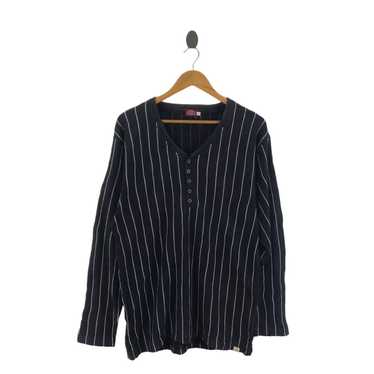 Dickies Vintage DICKIES USA Hickory Stripes V-nec… - image 1