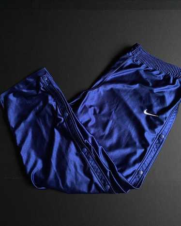 Vintage Nike Pants Mens 2XL Blue Tearaway Full Snap Breakaway