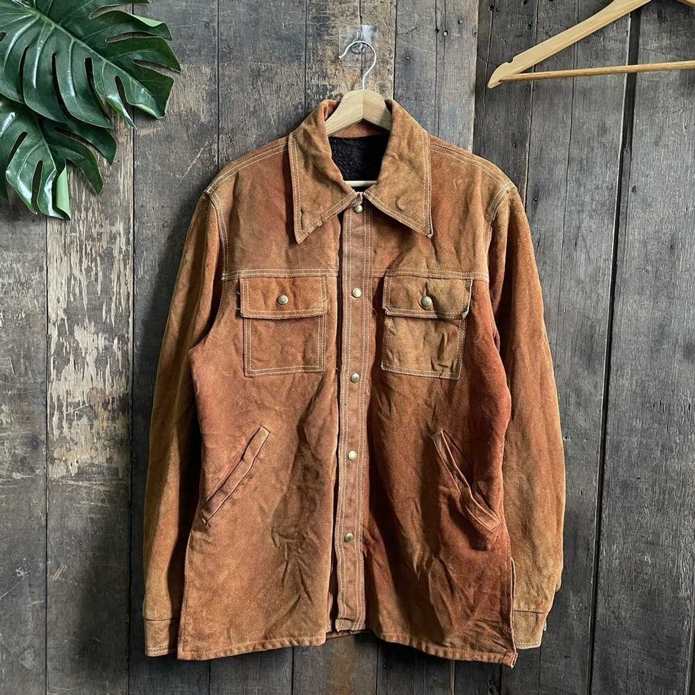 Vintage Vintage BuckBoard Leather Jacket - image 1