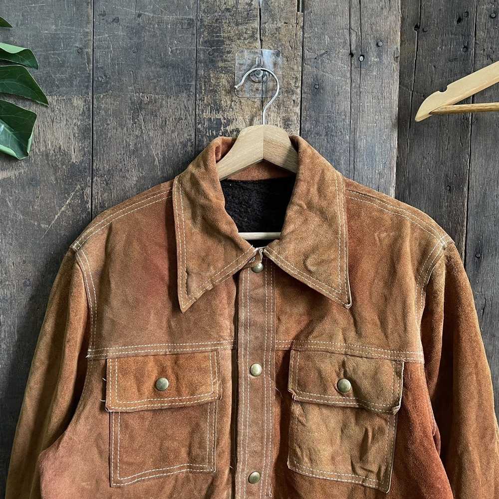 Vintage Vintage BuckBoard Leather Jacket - image 2