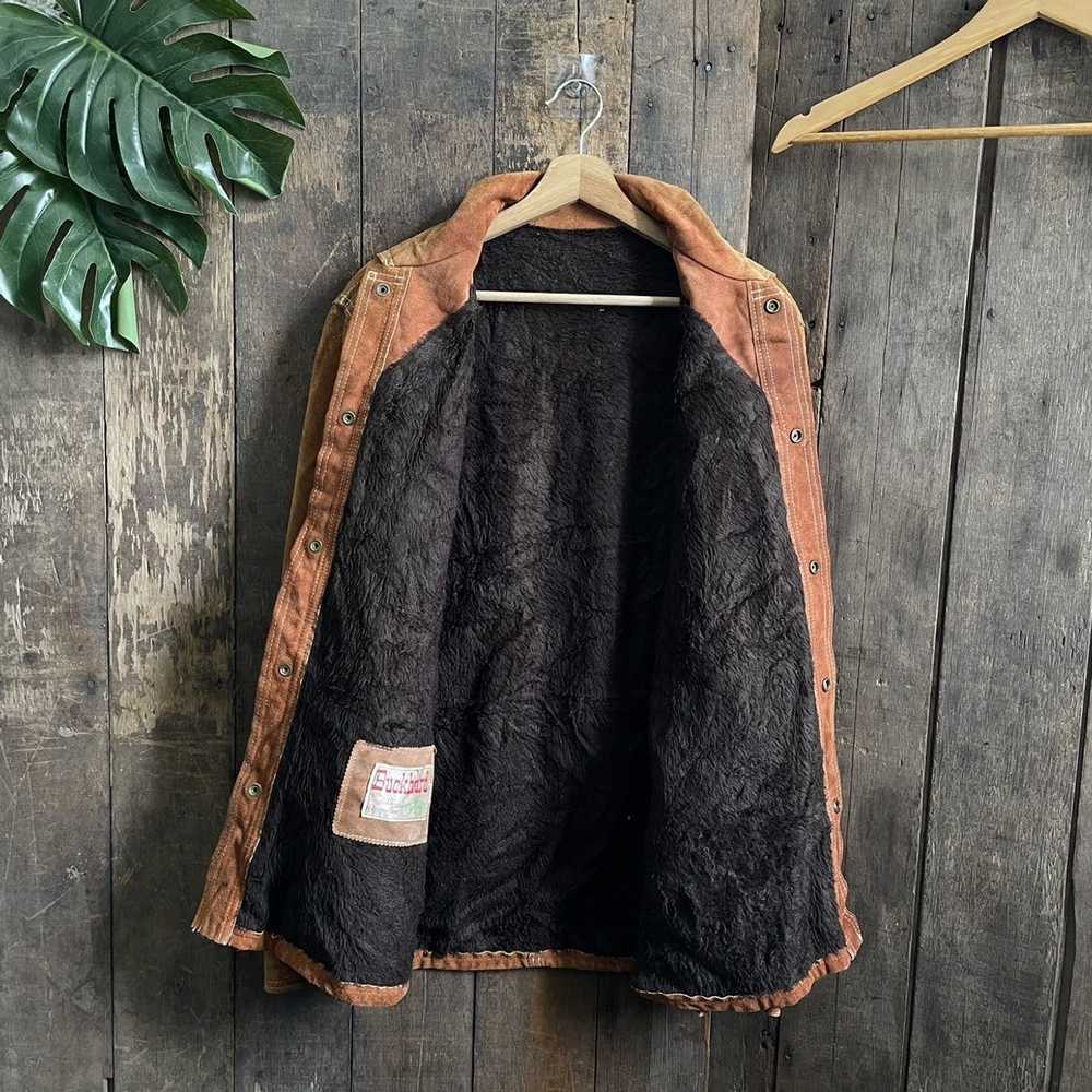 Vintage Vintage BuckBoard Leather Jacket - image 4
