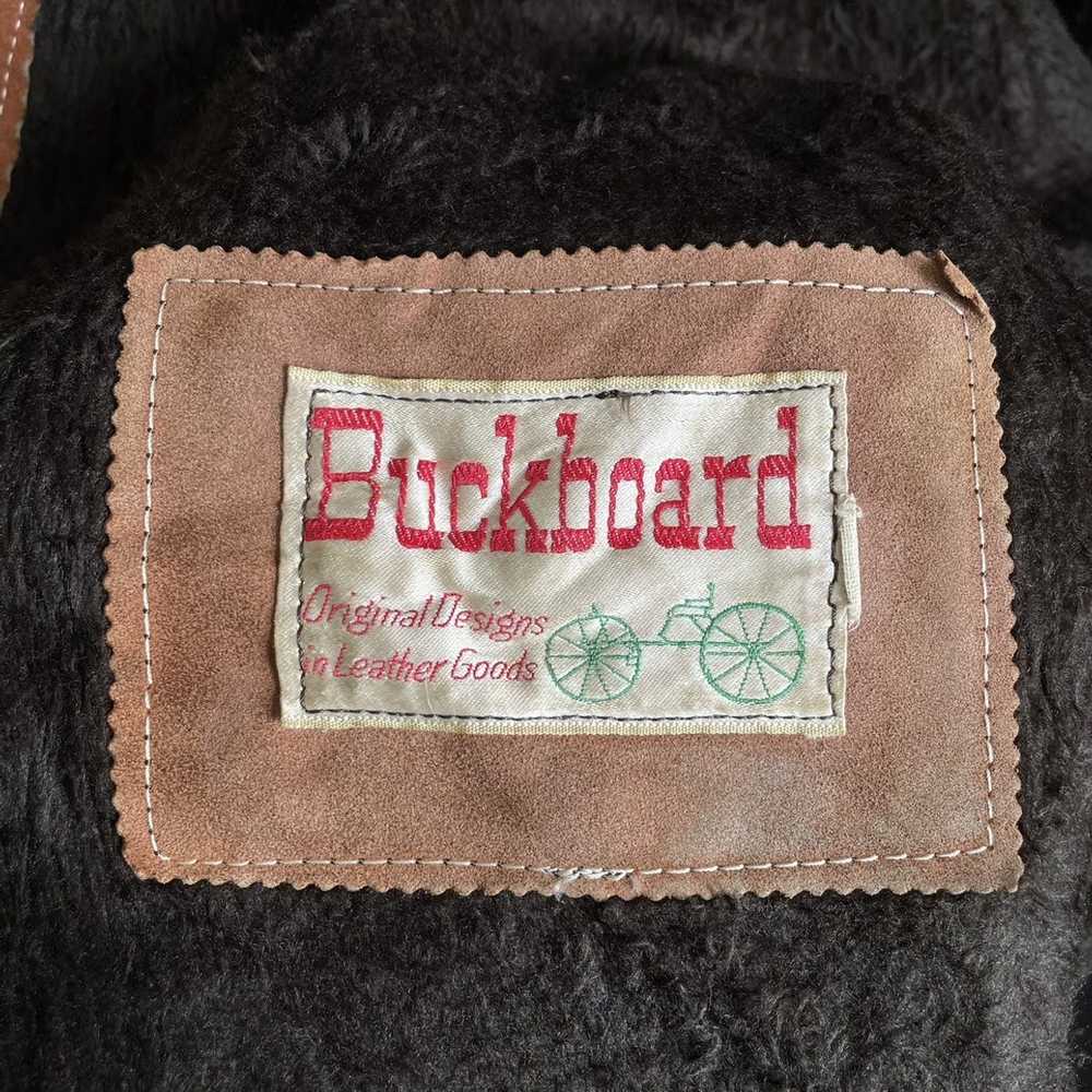 Vintage Vintage BuckBoard Leather Jacket - image 5