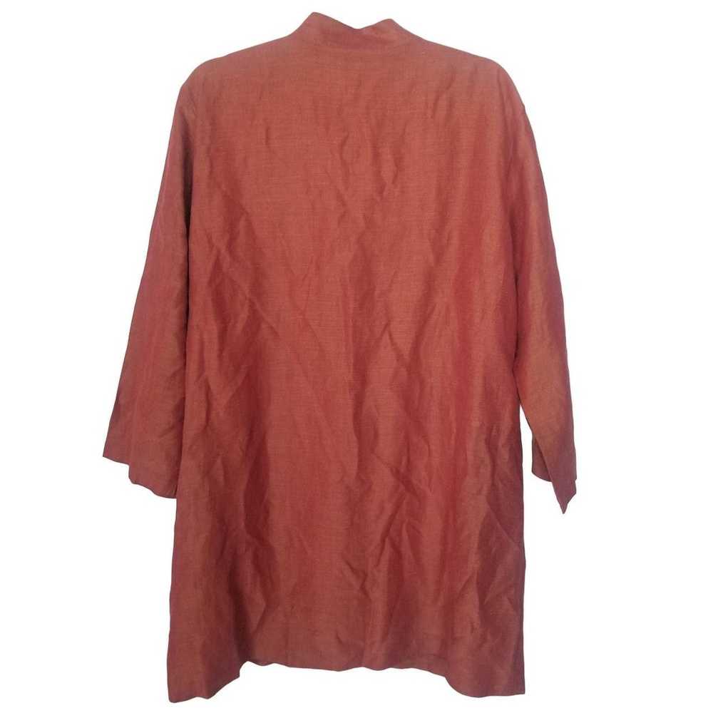 Eileen Fisher Eileen Fisher Womn L Red Metallic T… - image 10