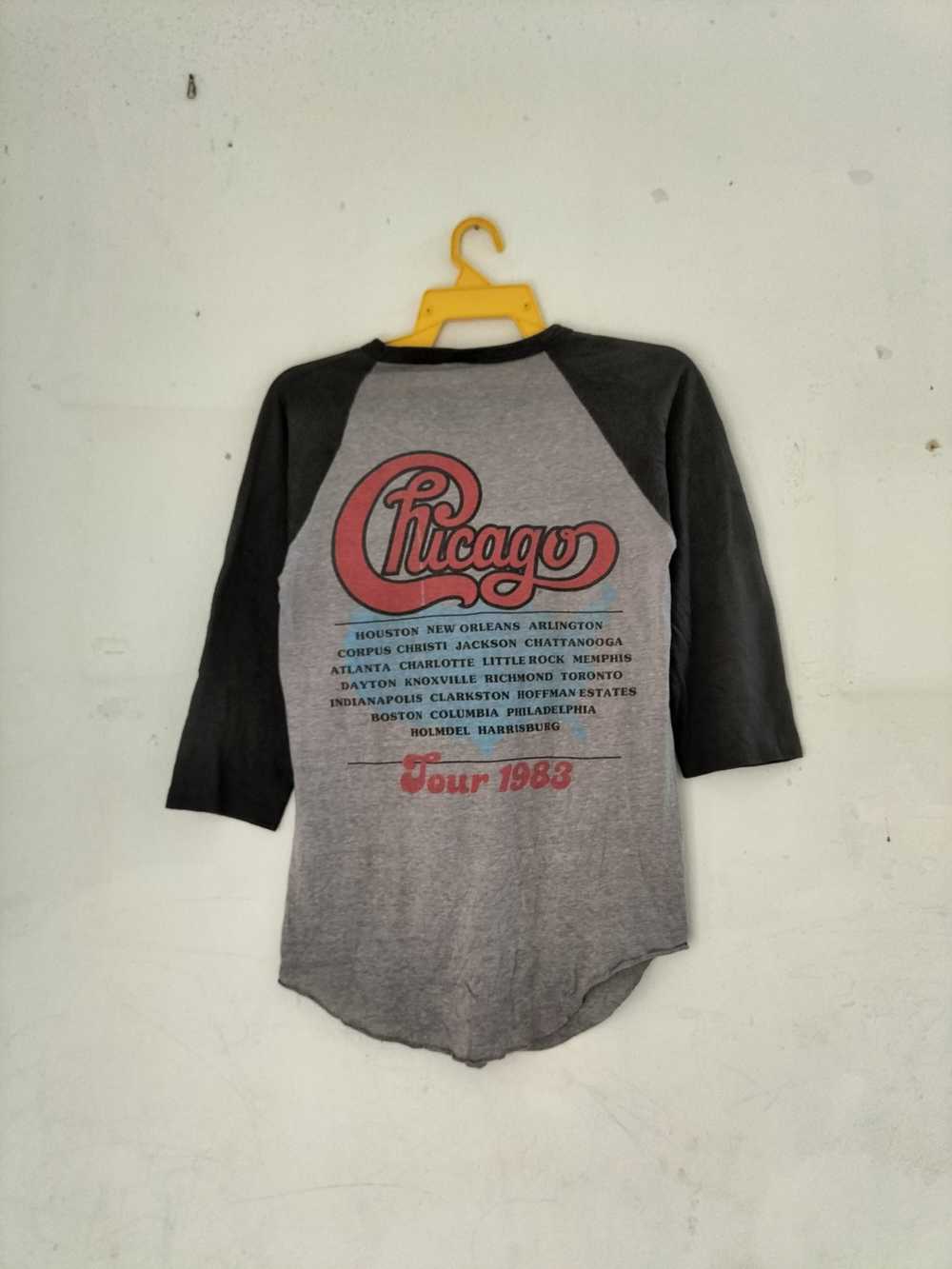 Band Tees × Vintage Vintage 80s Chicago Band Tour… - image 10