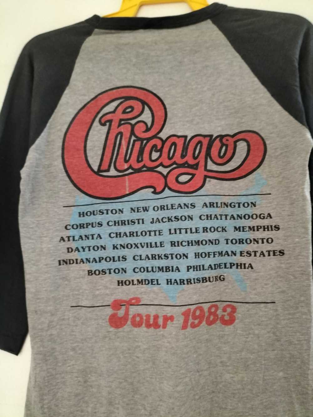 Band Tees × Vintage Vintage 80s Chicago Band Tour… - image 11