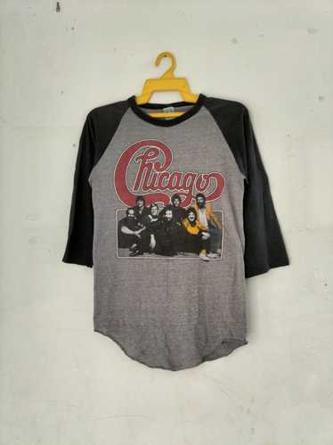 Band Tees × Vintage Vintage 80s Chicago Band Tour… - image 1