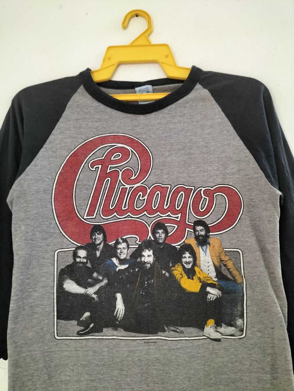 Band Tees × Vintage Vintage 80s Chicago Band Tour… - image 2