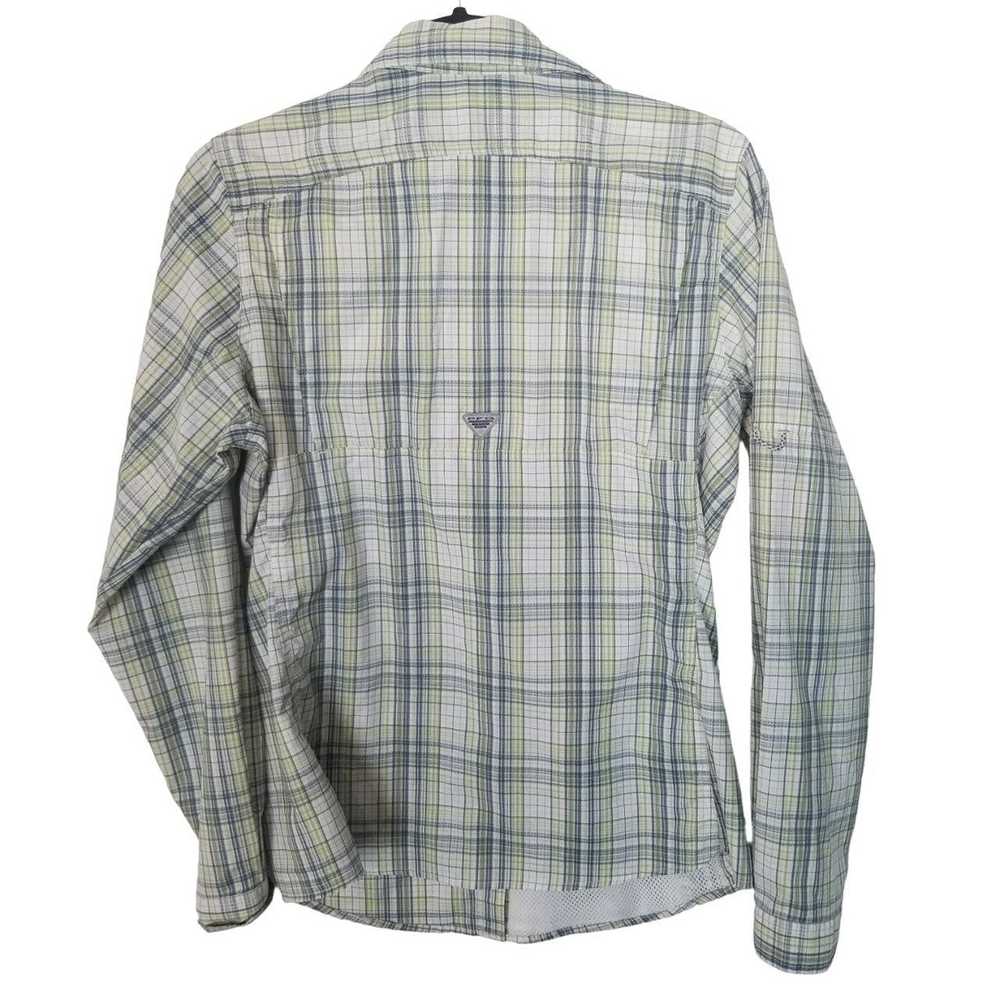 Columbia Columbia PFG Womens M Green White Plaid … - image 7