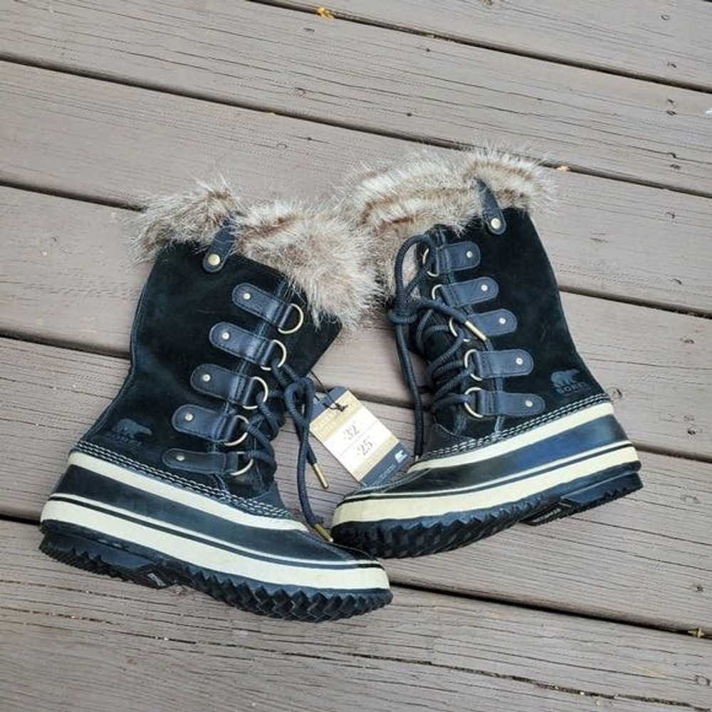 Sorel Sorel Joan of Arctic Black Suede Leather Fa… - image 3