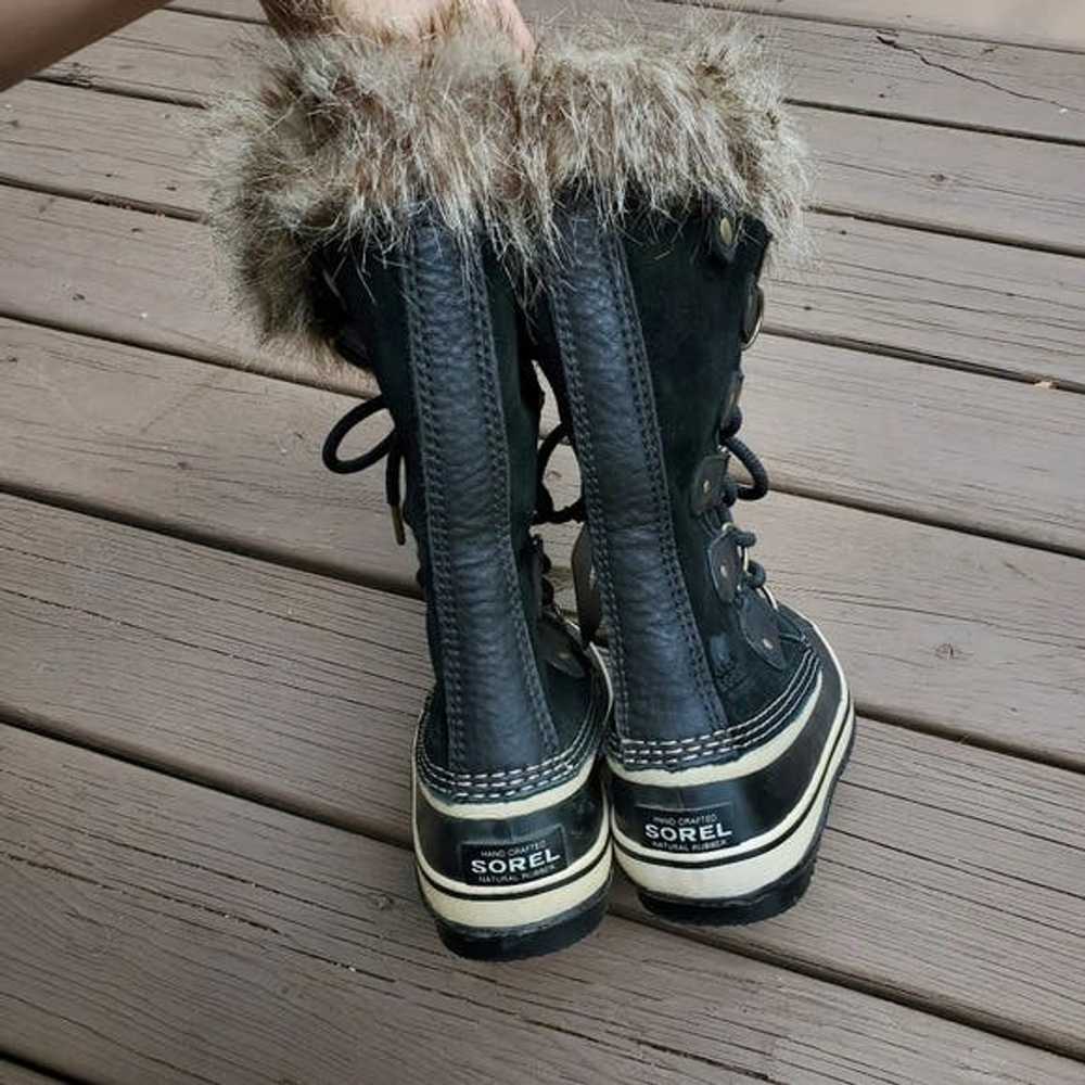 Sorel Sorel Joan of Arctic Black Suede Leather Fa… - image 6