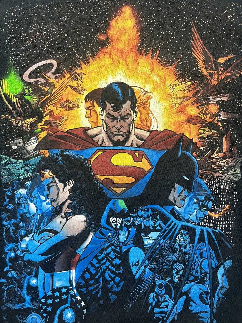 Dc Comics × Vintage Crazy Vintage Y2K Superman T … - image 4