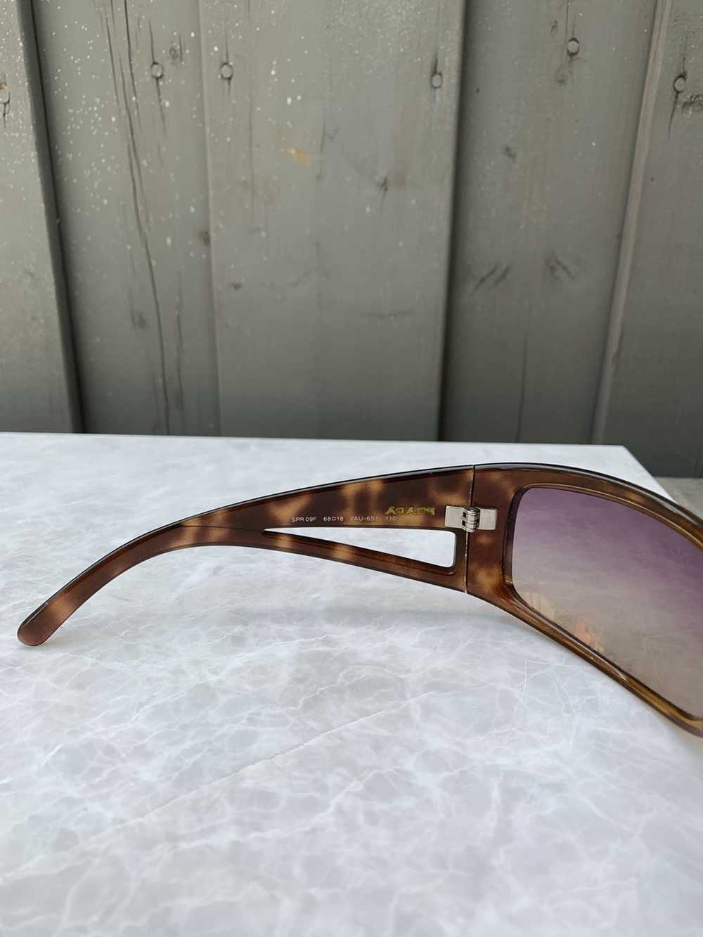 Prada 2000s Prada Oversized Wrap Sunglasses Y2K V… - image 8