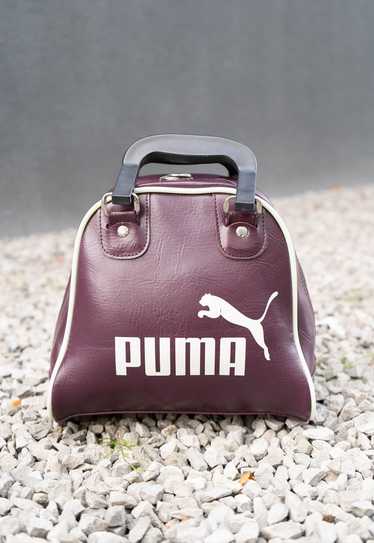 Vintage y2k Puma Purple Leather Sports Handbag Gra