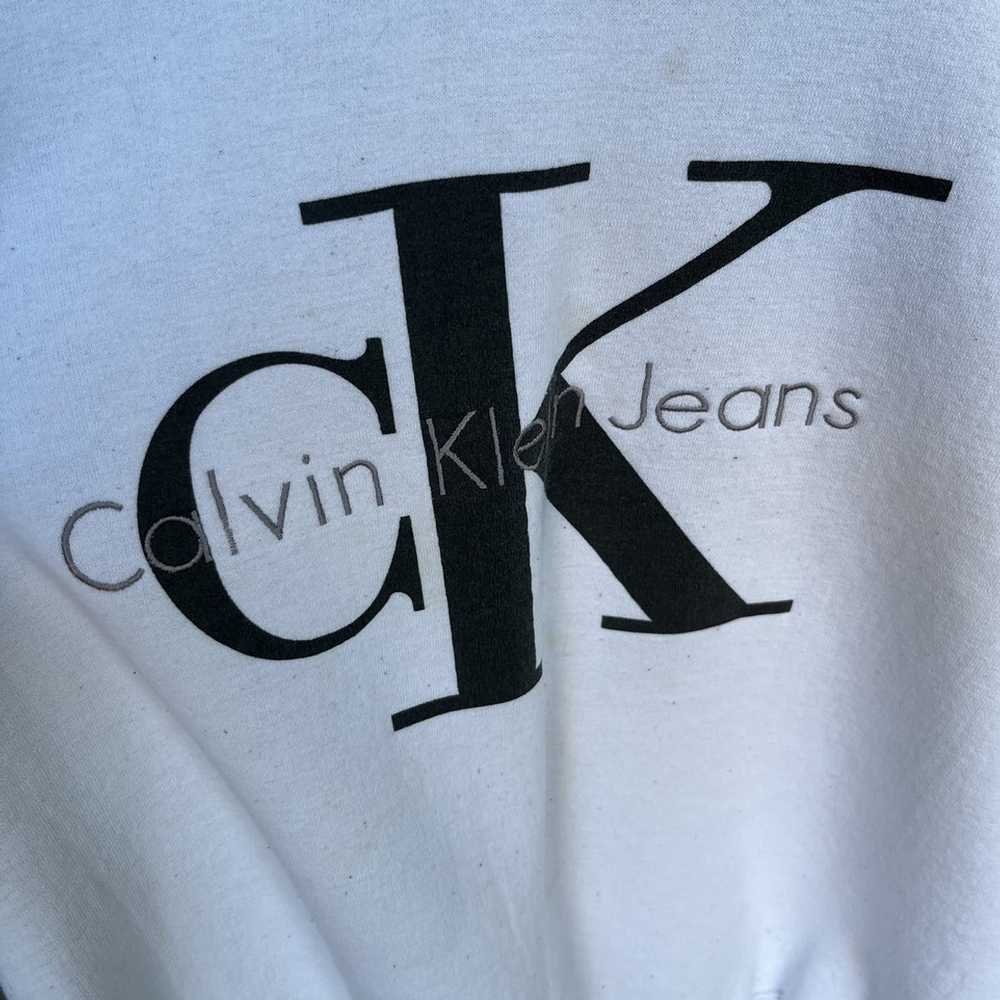 Calvin Klein Vintage Calvin Klein Crewneck sz. L - image 2