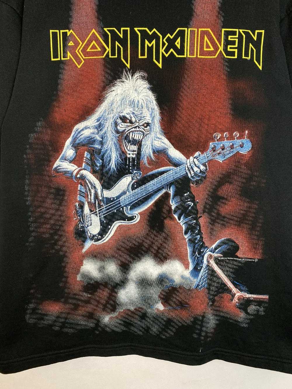 Iron Maiden × Rock T Shirt × Vintage Vintage rare… - image 3