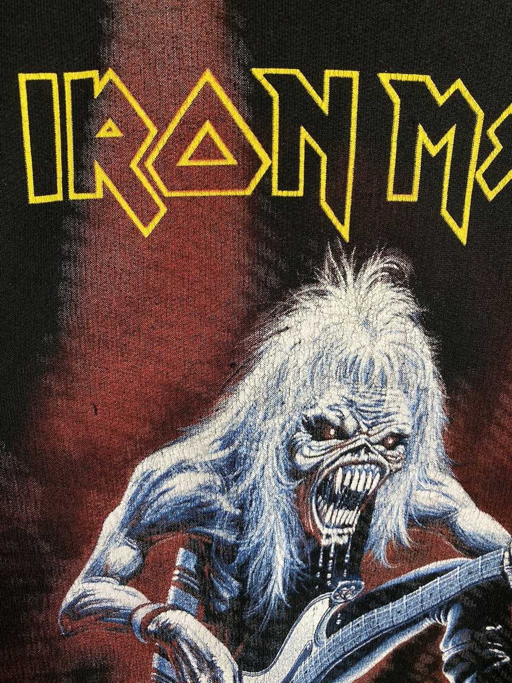 Iron Maiden × Rock T Shirt × Vintage Vintage rare… - image 9