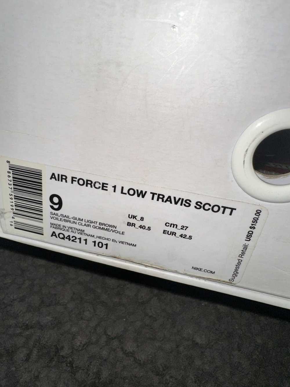 Nike × Travis Scott Air Force 1 Low Travis Scott - image 11
