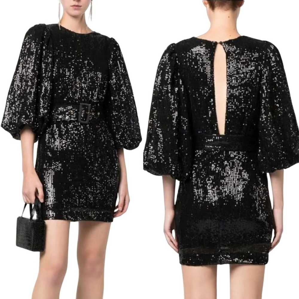 Designer byTiMo Sequined Cocktail Puff Sleeve Min… - image 2