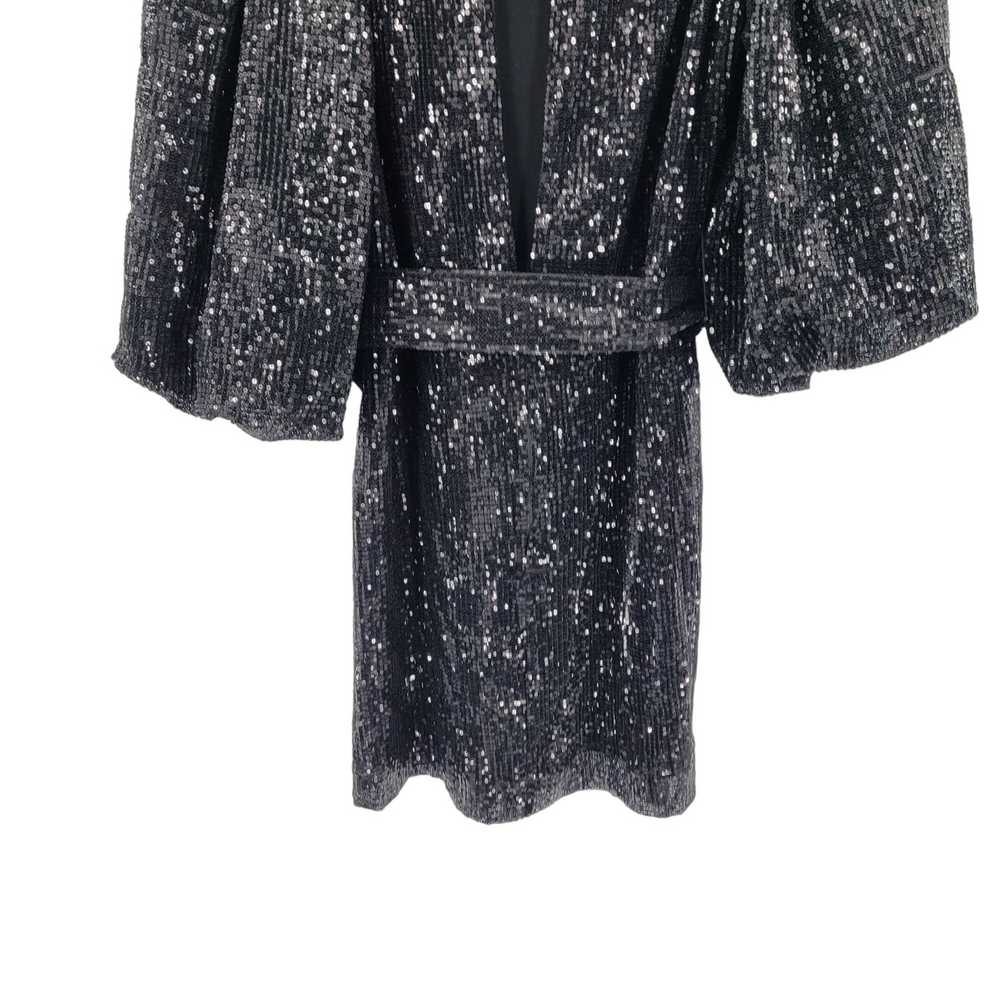Designer byTiMo Sequined Cocktail Puff Sleeve Min… - image 9