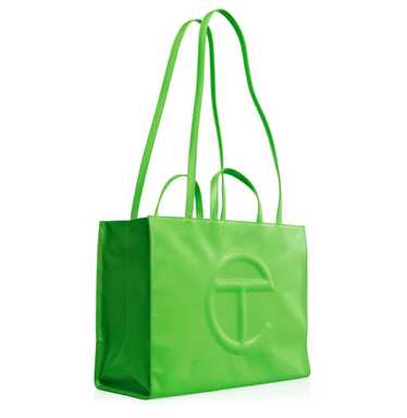 Telfar Highlighter Green Medium Shopping Bag