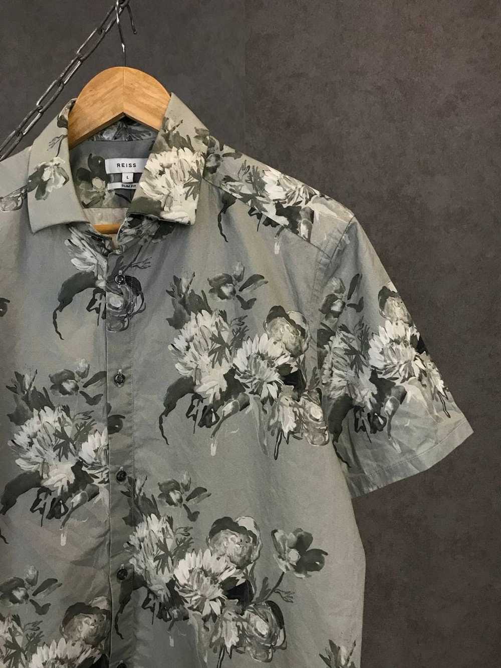 Art × Hawaiian Shirt × Reiss Reiss art Hawaiian c… - image 2