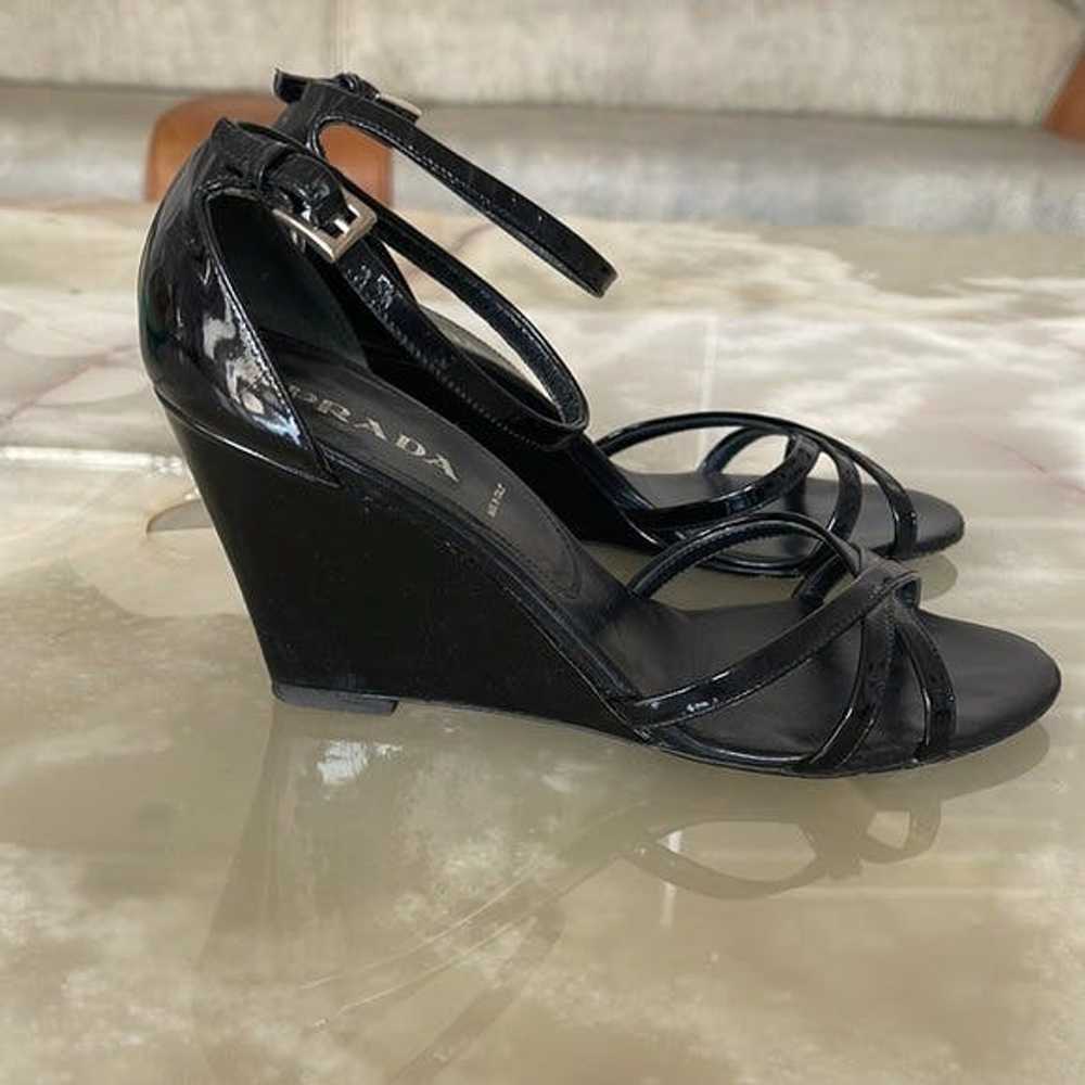 Prada Prada Women Ankle-Strap Wedges Heeled Sanda… - image 10