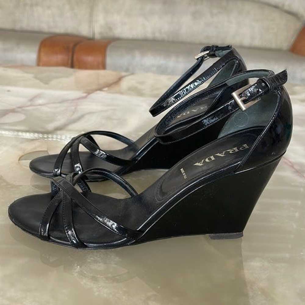 Prada Prada Women Ankle-Strap Wedges Heeled Sanda… - image 11