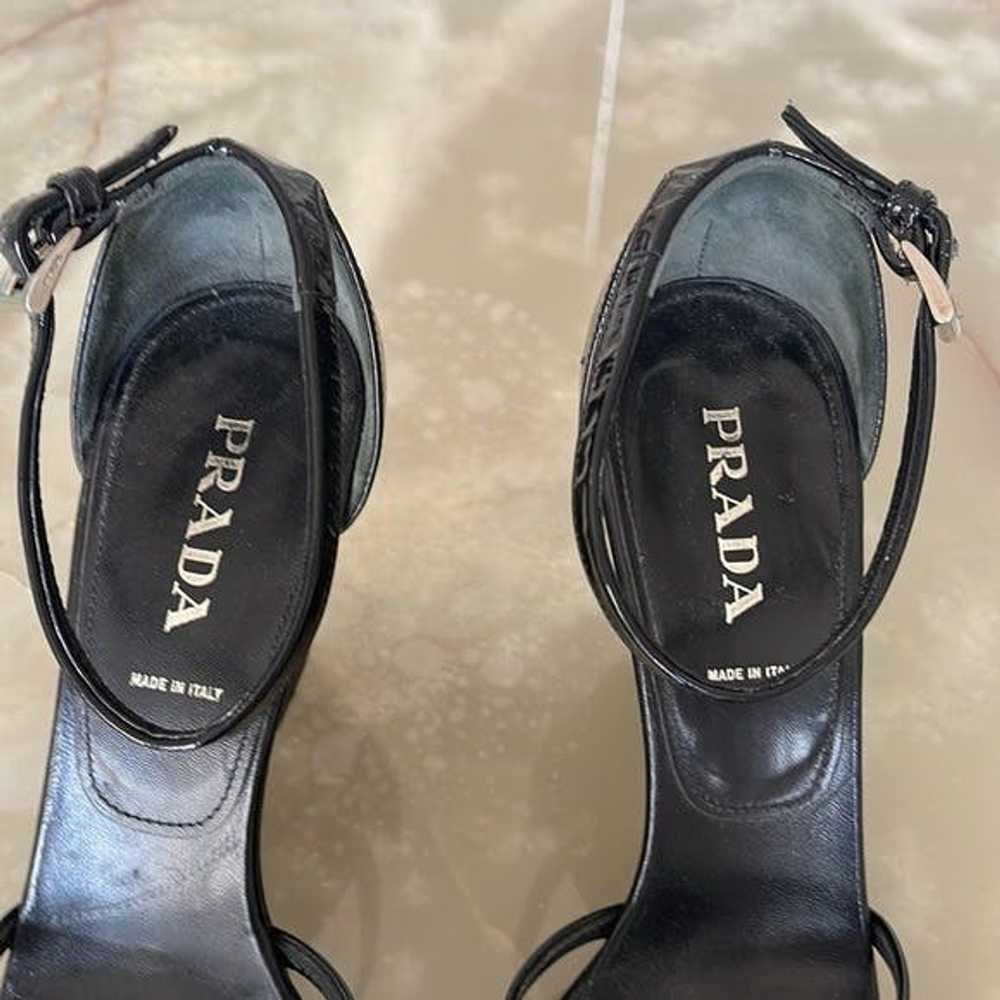 Prada Prada Women Ankle-Strap Wedges Heeled Sanda… - image 5