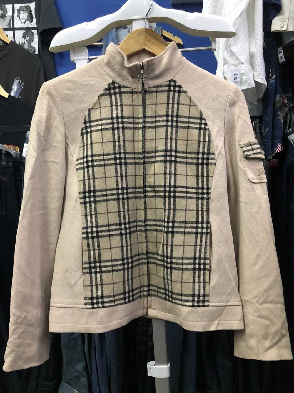 Burberry × Vintage Burberry London checked jacket… - image 1