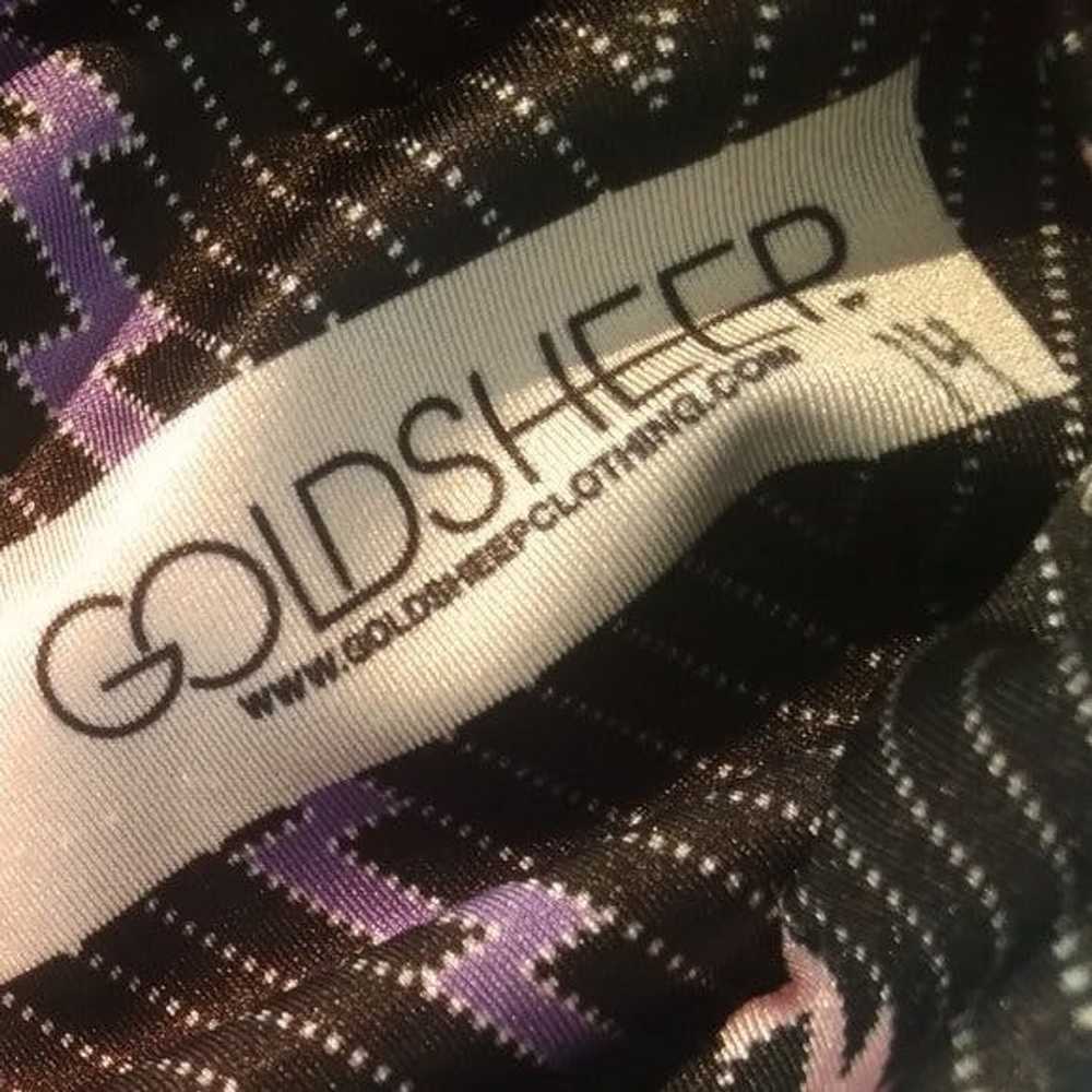 Streetwear Goldsheep Zig Zag Chevron Stripe Leggi… - image 6