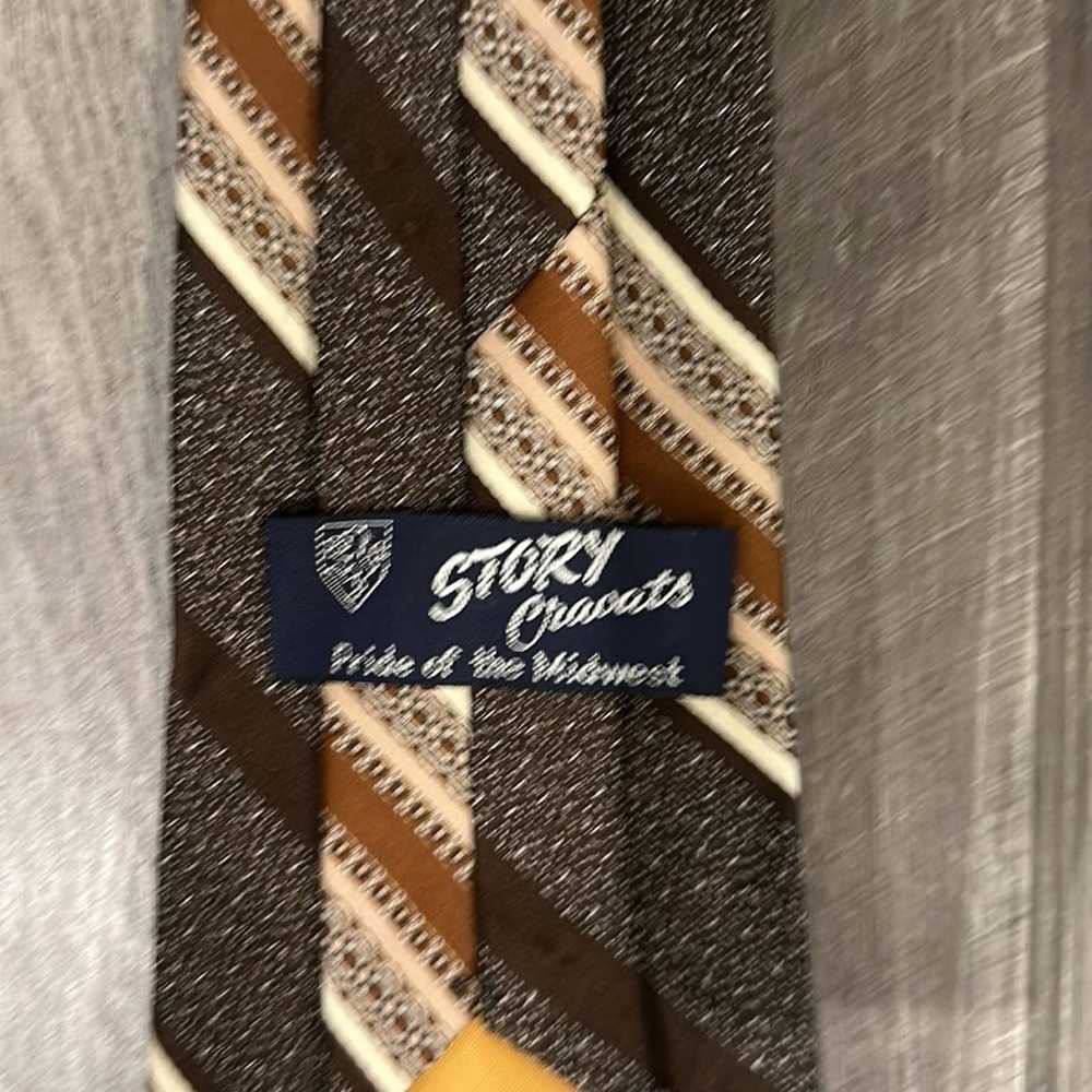 Story Mfg. Story Cravats Vintage Clip On Tie - image 4
