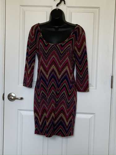 Gianni Multicolor Skin-Tight Dress