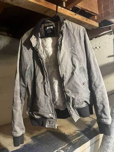 Stussy Vintage Stussy Grey Bomber Jacket M