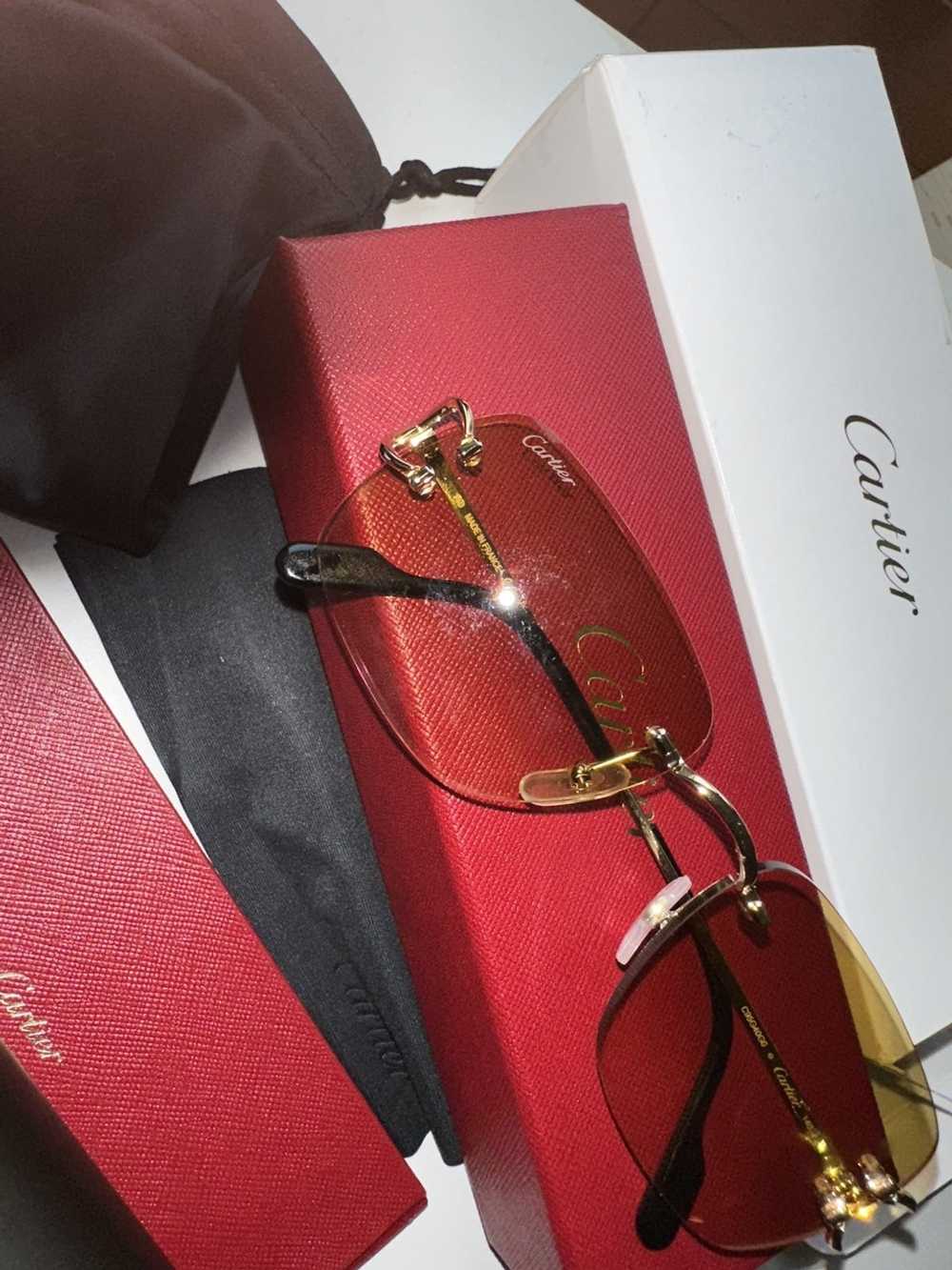 Cartier Cartier square frame sunglasses - image 12