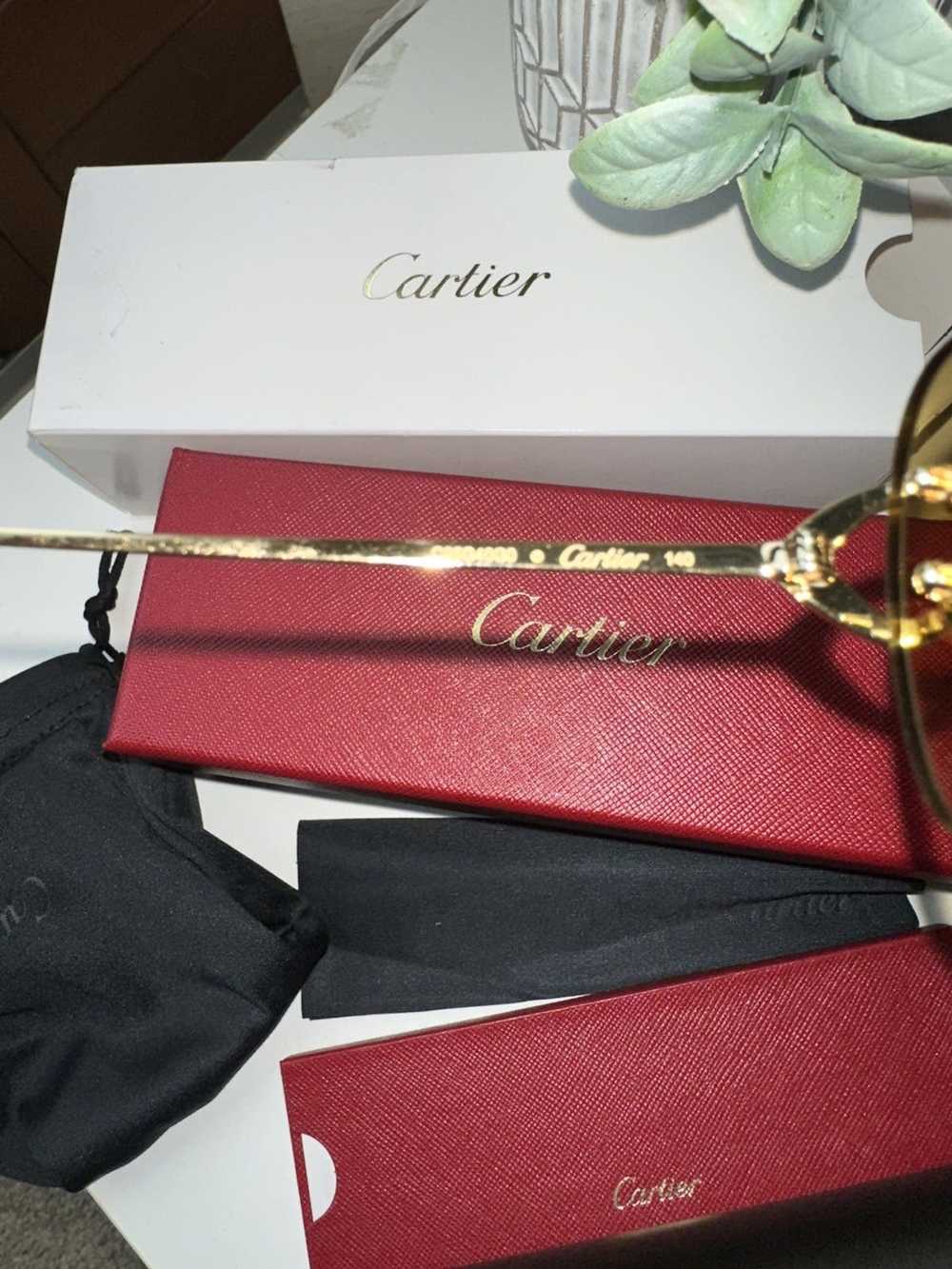 Cartier Cartier square frame sunglasses - image 4