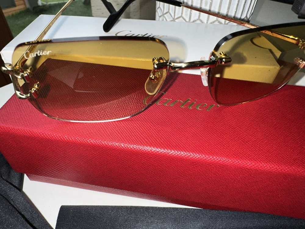 Cartier Cartier square frame sunglasses - image 6