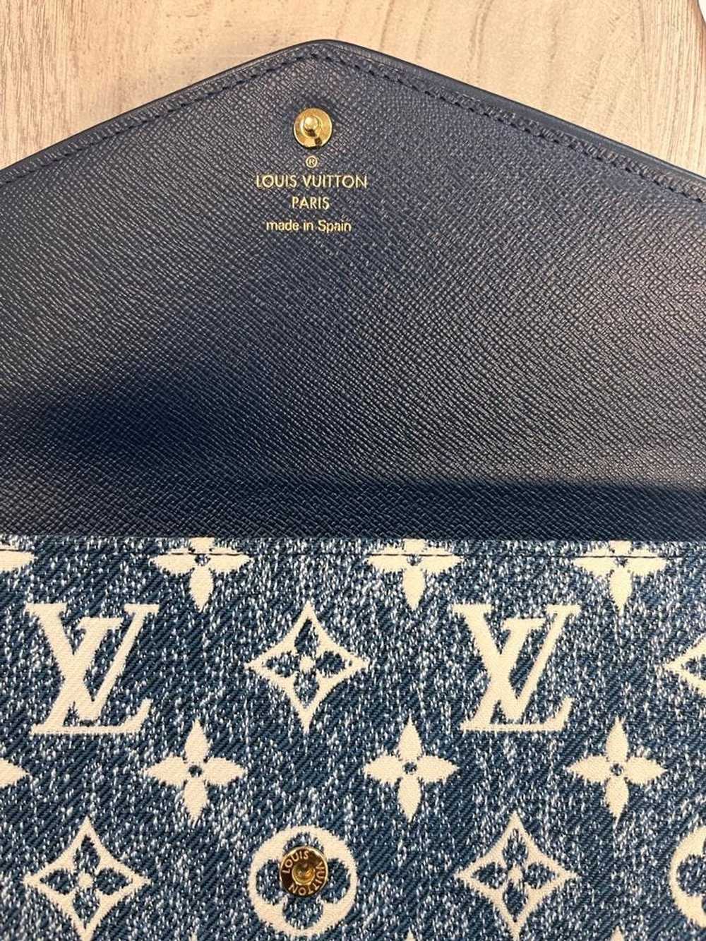 Louis Vuitton Louis Vuitton Jacquard Denim Envelo… - image 8